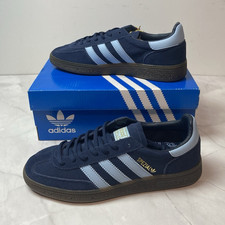 adidas Spezial Suede Low Top Trainers Navy/Light Blue Lace Up UK 6 US 7.5