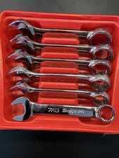 New Snap On BUNDLE OXI706B 12 Pt  7/16"-3/4" Midget Combination Wrench Set