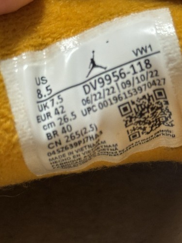 Air Jordan 2 Retro Low Melon Tint Orange Grey Suede (DV9956-118) Size 8.5 EUC - Picture 16 of 16