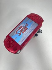 Sony PlayStation Portable PSP-3000 Red Console 364 w/2400mAh Battery Charger