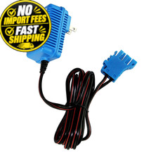 SafeAMP 12V UL Listed Charger for Peg Perego Ride-On Toys Blue