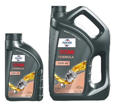 Motorenöl Fuchs Titan Formula 15W-40 Motorenöl für PKW, Bus, LKW 6Liter