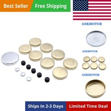 Brass Engine Freeze Plug Kit For Chevy Small Block 283 305 327 350 1957-1997