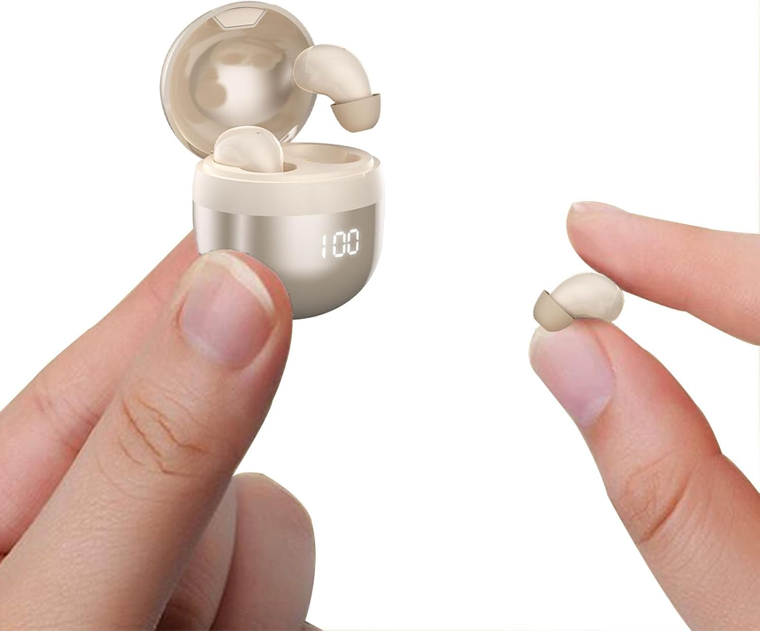 Invisible Mini Small Earbuds Wireless Hidden Earphones for Small Ears Bluetooth