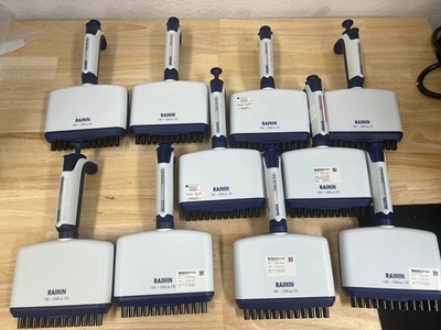 Rainin XLS LTS multichannel pipette 8/12 channel 10 20 50 200 300 1200ul