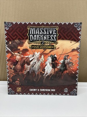 Massive Darkness 2 Four Horsemen Enemy & Campaign Box CMON Board Game