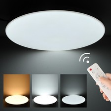 36W LED Deckenleuchte slimPanel Deckenlampe Wohnzimmer Dimmbar mit Fernbedienung