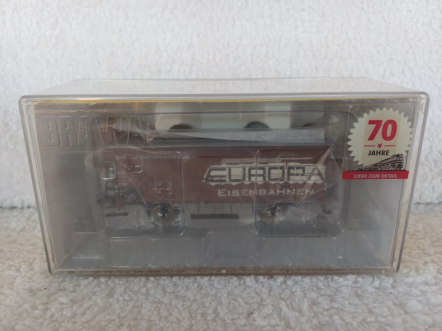 Brawa HO Gauge 49747 DB Covered Freight Wagon Europa Spielwaren 126 283 Ep III