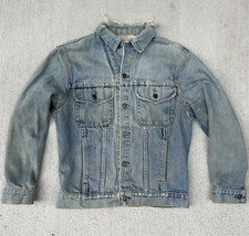 80s Unisex Blue Denim Type 2 Trucker Style Ja...