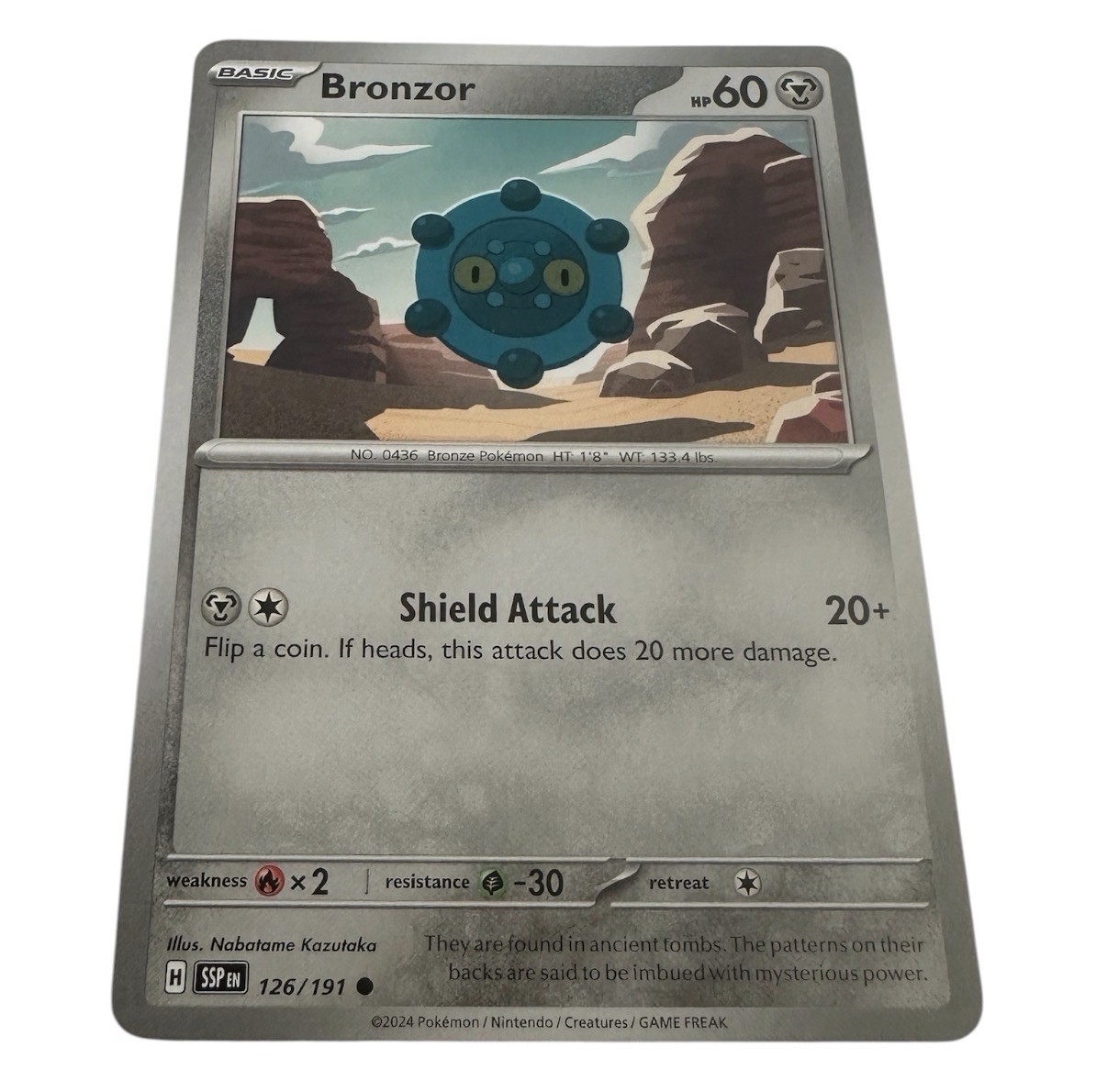 Bronzor 126/191 Common Surging Sparks Pokemon Near Mint - Buy 3 Get 2 Free