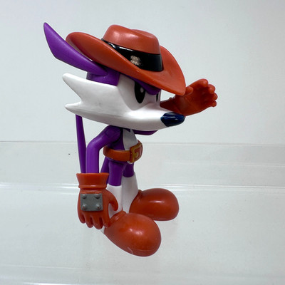 Sonic The Hedgehog Fang the Sniper Figure Jakks Sega Nack Weasel Figurine 2.25''