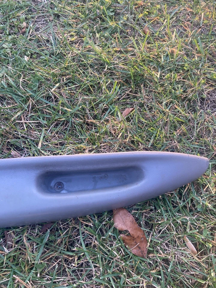 92-97 Ford F150 F250 F350 Bronco Gray Armrest OEM - Imagem 3 de 4