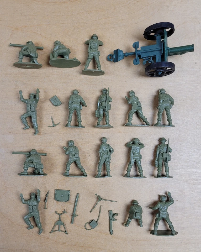 Soldats AIRFIX 1/32 BRITISH INFANTRY SUPPORT GROUP - Photo 3/3