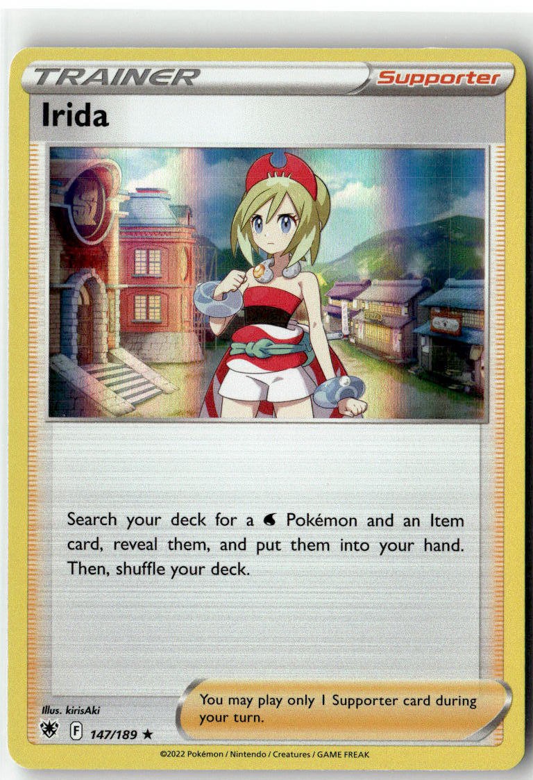 Irida 147/189 Holo Rare Astral Radiance Pokemon NM/M