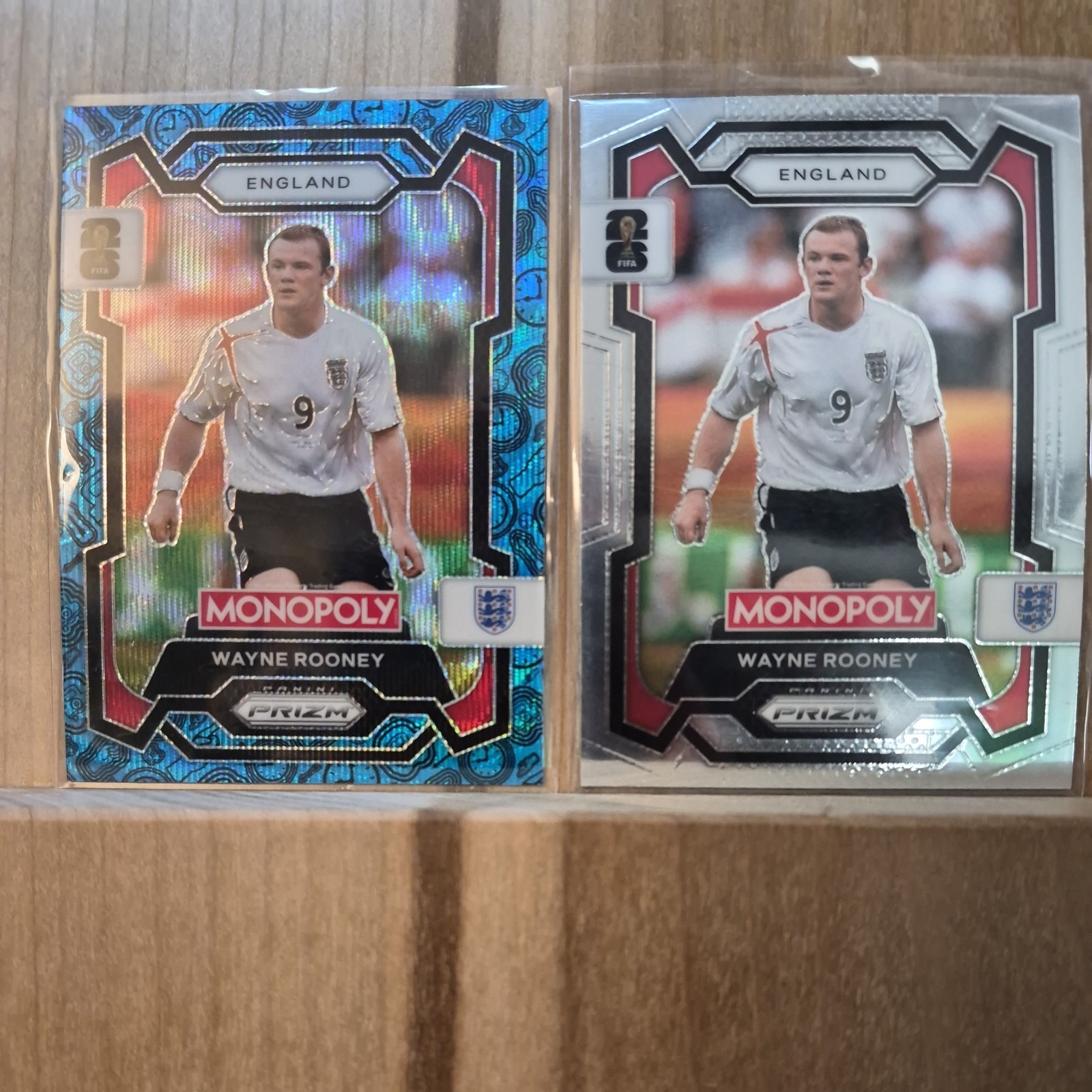 2026 Prizm Monopoly Fifa World Cup Wayne Rooney #27 Four Corners Blue Wave Prizm