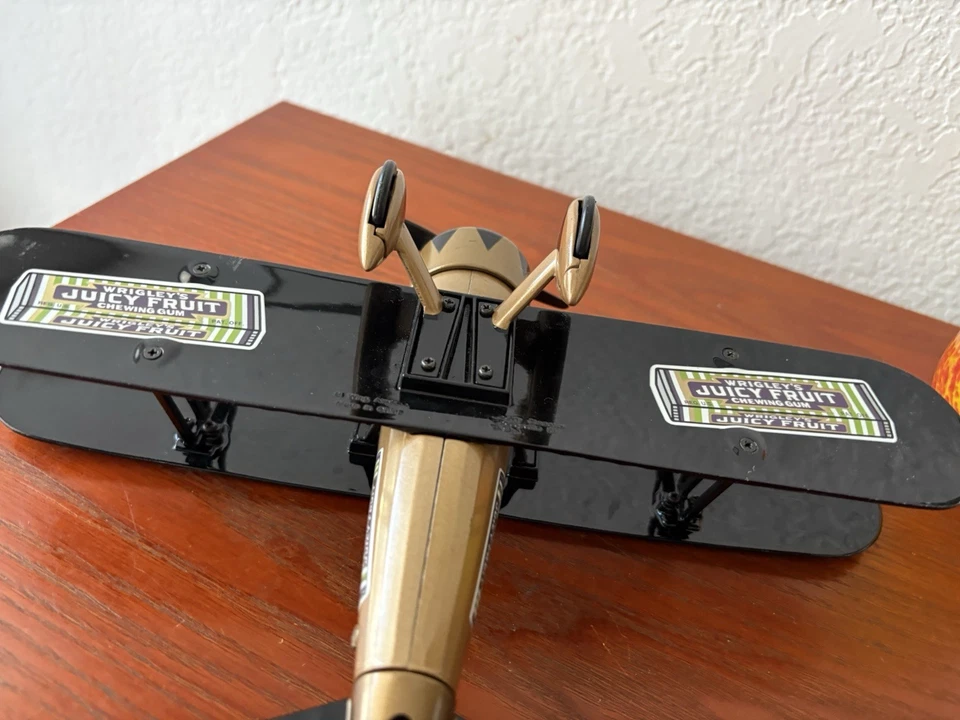 Wrigleys 1934 Stearman B1 Plane Juicy Fruit Gum Limited Edition Spec Cast - Image 4 of 4