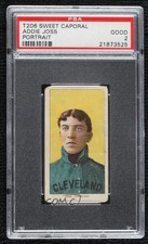 1909 T206 Sweet Caporal 350 Factory No 30 Back Addie Joss (Portrait) PSA 2 0q4x