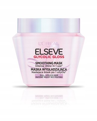 Loreal Elseve Glycolic Gloss Glättende Haarmaske mit Glykolsäure 300ml
