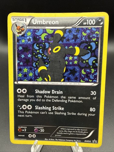 Pokemon Umbreon BW93 Black & White Promo Holo 2013
