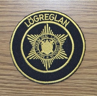 Iceland Logreglan Icelandic Police SWAT Patch ATLAS Viking OLD version
