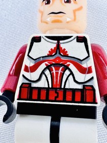 LEGO Commander Fox Misprint Rare (7681) - No Cracks (See Pics) - sw0202b - 2i
