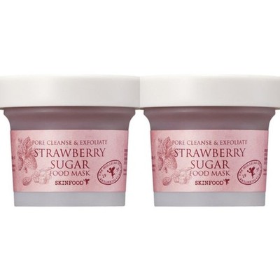 SKINFOOD Strawberry Sugar Food Mask Pack 120g*2Pcs - FREE SHIPPING