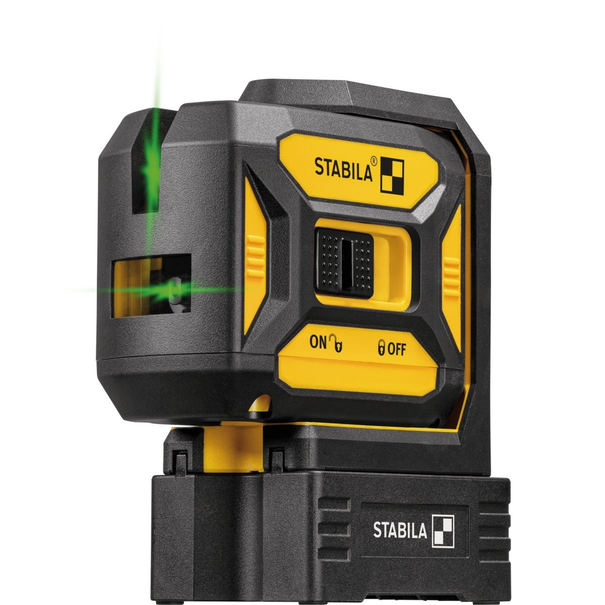 Stabila 03190 LAX 320 G Green Cross Line Laser w Plumb Dots Kit