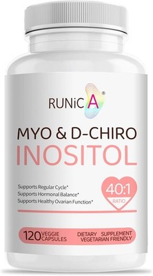 Myo Inositol D Chiro 40:1 Women Hormone Fertility 30 Day Supply