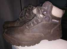 Caterpillar CAT Tess Brown Steel Toe Work Boot - P91008 - Women's Size 9.5