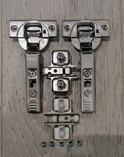 Blum Steel 110° Soft-Close Clip-On Concealed Hinges (x2) with Fixings
