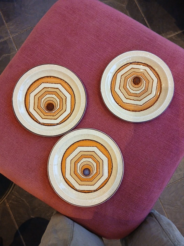 3x Poole Vortex 18cm Side Plates Broadstone Dishwaher And Ovenproof - Image 3 of 4