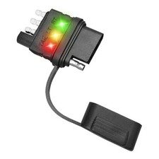 4-Way Flat Trailer Wiring Tester, 4-Pin Double End Male  Female Plug 1PC