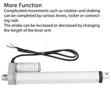 Electric Linear Actuator White 200mm Stroke IP65 Motor For Electric Sofa