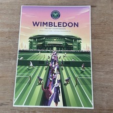 2026 Wimbledon Championship DAY12 10/7/26 Semi Final Men-  Official Programme