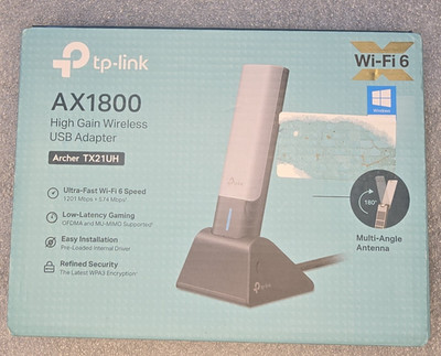 TP-Link AX1800 WiFi 6 USB Adapter for Desktop PC