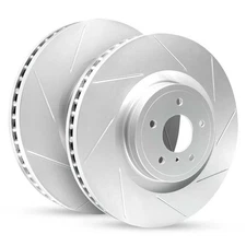 For Daewoo Leganza 99-02 R1 Concepts WEPN1-18004 Slotted Rear Brake Rotor Set