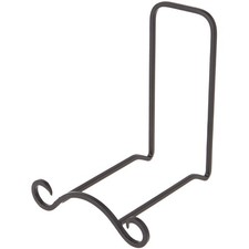 Wrought Iron Bowl or Deep Platter Stand, 7" H x 5.625" W x 6" D For 9" - 11"...