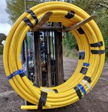 4 x GPS Yellow 63mm Gas Pipe PE80 SDR11 50 Metre Coil