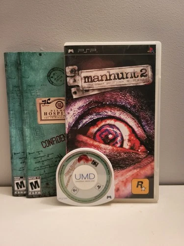 Manhunt 2 Sony PlayStation Portable/PSP Game COMPLETE w/ Manual Rockstar