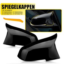 2x Au�enspiegel Kappen Geh�use Spiegelkappen F�r BMW F20 F21 F22 F30 F32 E84 X1