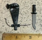 Vintage 1960s Gi Joe KO Deep Sea Diver Scuba Diver Knife with Sheath Scabbard