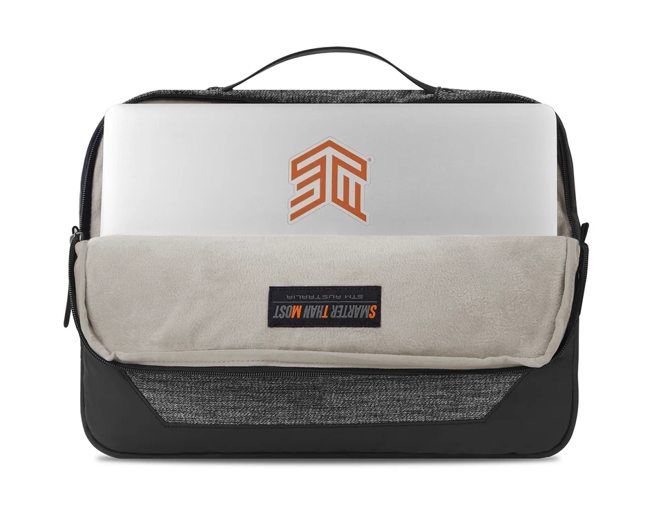 STM Myth Brief 15" - 16" for Laptop Macbook Pro Carry Case Shoulder Bag Black - image 3 of 4