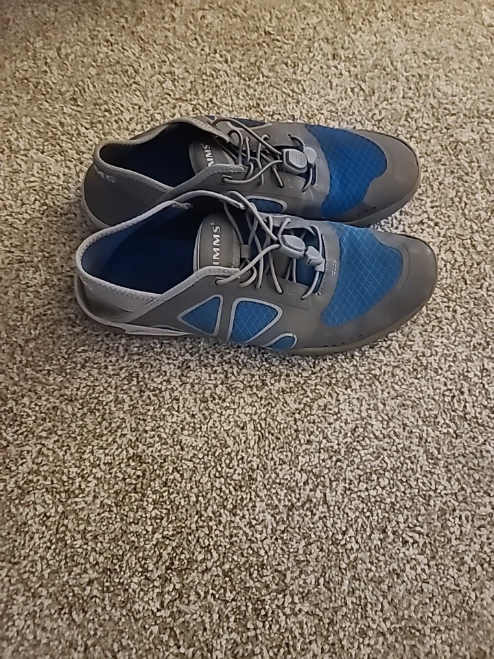 Zapato Simms Currents Gris Azul Deportes Acuáticos Barco Cubierta Secado Rápido Para Hombre Talla 11 Foto 2 de 4