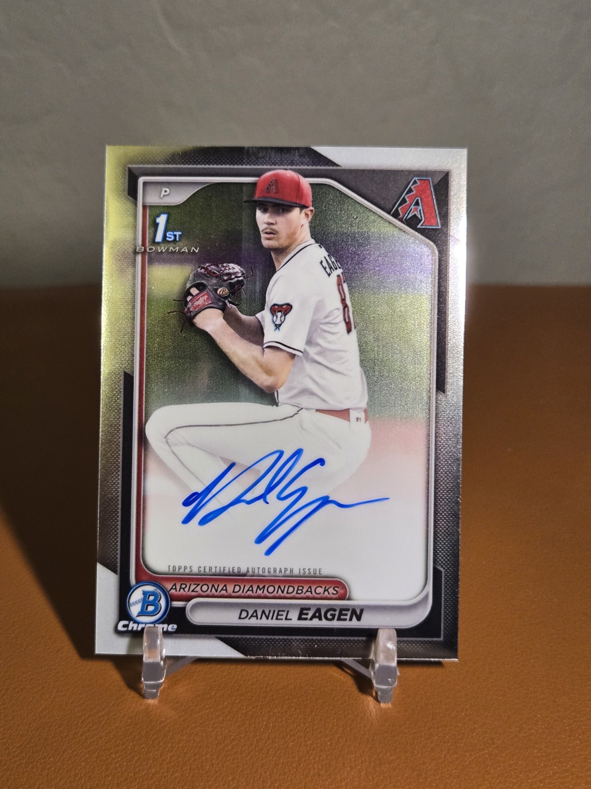 2024 Bowman Draft 1st Bowman Chrome Daniel Eagen Auto #CPA-DE (RC) Diamondbacks