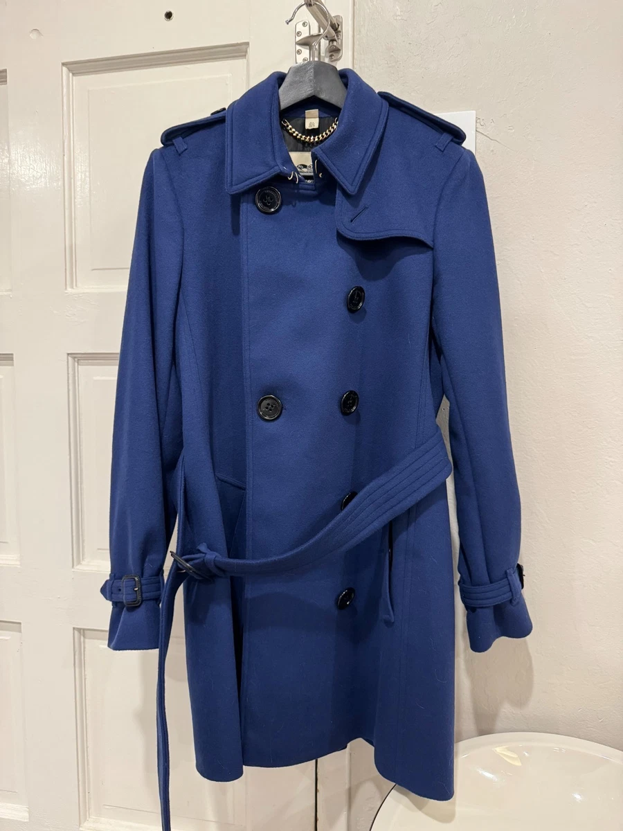 Burberry Navy Trench In Women's Coats & Jackets for sale | eBay