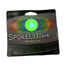Nite Ize SpokeLit LED Flashing Wheel Light Gr...