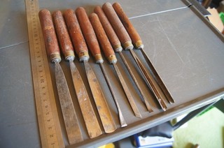 Vintage Woodworking Chisels