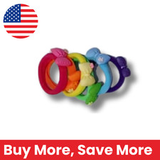 Rainbow Bow Scrunchie Set - Multicolor Set of 6