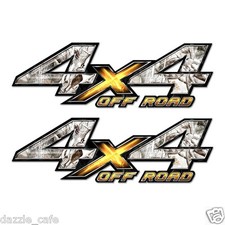 4x4 Off Road Truck Bed Decals Camo Graphics Deer Buck Skull Snow 2 Pack A007or