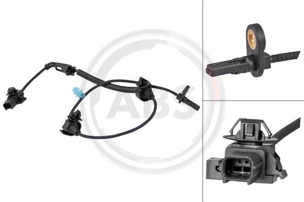 A.B.S. 31737 Sensor, Raddrehzahl Vorne Links FüR Honda-image